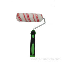 Red And White Industrial Polyester Paint Roller Brush